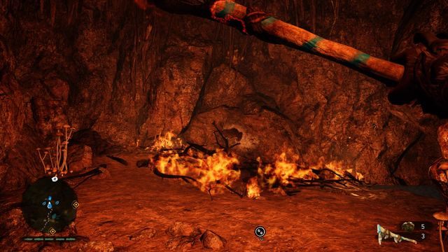 W głębi groty, kawałek za spadającym z góry strumieniem wody - Rysunki naskalne | Centralne Oros | Far Cry Primal - Far Cry Primal - poradnik do gry