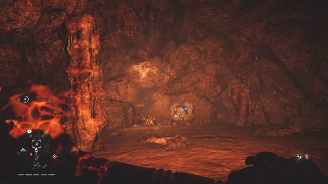 Po wejściu do jaskini rozpraw się z kilkoma przeciwnikami - Rysunki naskalne | Południowe Oros | Far Cry Primal - Far Cry Primal - poradnik do gry