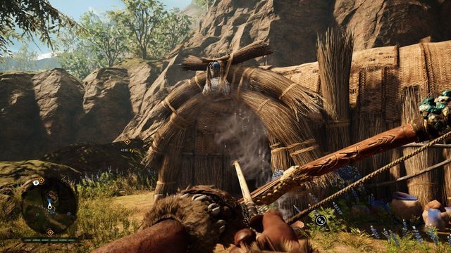 Nad wejściem do chaty - Maski Izila | Południowe Oros | Far Cry Primal - Far Cry Primal - poradnik do gry