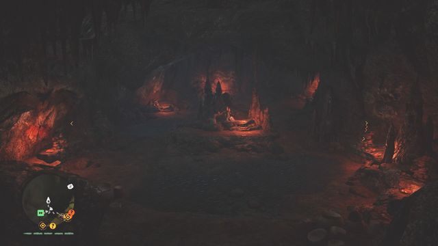 Wnętrze jaskini pozwala na sprawdzenie swoich postępów. - Jaskinia Takkara | Podstawy| Far Cry Primal - Far Cry Primal - poradnik do gry