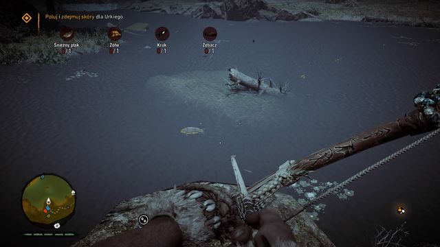 Rybę z łatwością zlokalizujesz po skorzystaniu z talentu Takkara. - Lot ptaka (Myśliciel Urki) | Opis przejścia | Far Cry Primal - Far Cry Primal - poradnik do gry