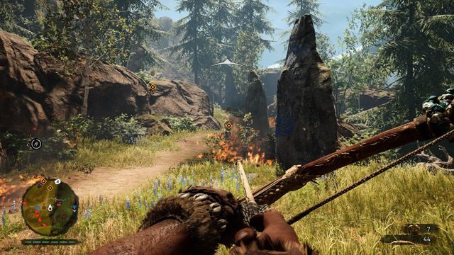 Namierz trójkę przeciwników, a po ich zabiciu przeszukaj ciała. - Siostry ognia (Dah) | Opis przejścia | Far Cry Primal - Far Cry Primal - poradnik do gry
