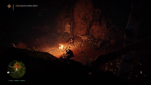 Wykorzystaj element zaskoczenia i podejdź do obozu od strony znajdującej się nieco wyżej skały - Władca zwierząt | Opis przejścia | Far Cry Primal - Far Cry Primal - poradnik do gry