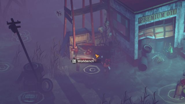 Stoły warsztatowe znajdziesz na stacjach paliw i przy sklepach z narzędziami. - Jak wykonywać przedmioty? | Crafting | The Flame in the Flood - The Flame in the Flood - poradnik do gry