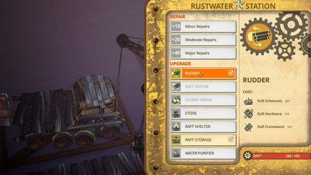 The Flame in the Flood oferuje 7 rodzajów ulepszeń - Jak ulepszyć tratwę? | Crafting | The Flame in the Flood - The Flame in the Flood - poradnik do gry