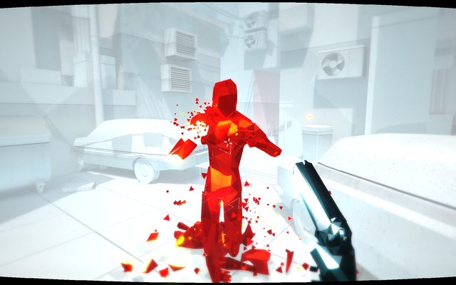 Nie pozwól czerwonym dobiec do ciebie - jeden cios i leżysz - Poziomy 1-5 | Opis przejścia SUPERHOT - SUPERHOT - poradnik do gry