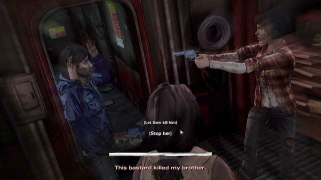 Ostatni ważny wybór znajdziesz na końcu epizodu - Ważne wybory | Epizod 1 - In Too Deep - The Walking Dead: Michonne - poradnik do gry