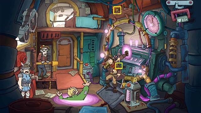 Trafisz do laboratorium - Wróć we właściwym momencie do Paradox City | Rozdział szósty Deponia Doomsday - Deponia Doomsday - poradnik do gry
