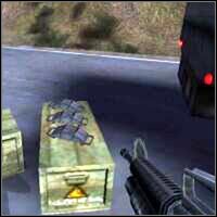 Do konwoju najlepiej jest podkraść się od tyłu - drogą - Ambush - część 1 | Misja 5 w IGI 2 Covert Strike - IGI 2: Covert Strike - poradnik do gry