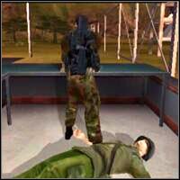 Kieruj się na zachód, znajduje się tam jedyne wejście do bazy - Mission Control - część 1 | Misja 18 w IGI 2 Covert Strike - IGI 2: Covert Strike - poradnik do gry