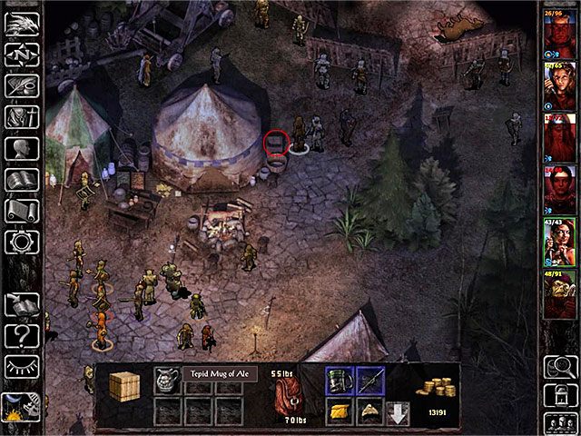 Z pół-orkami nie musisz walczyć, albowiem możesz zignorować ich zaczepki i pozostawić ich w spokoju - Zadania poboczne w Troll Claw Woods - Troll Claw Woods - Baldurs Gate: Siege of Dragonspear - poradnik do gry