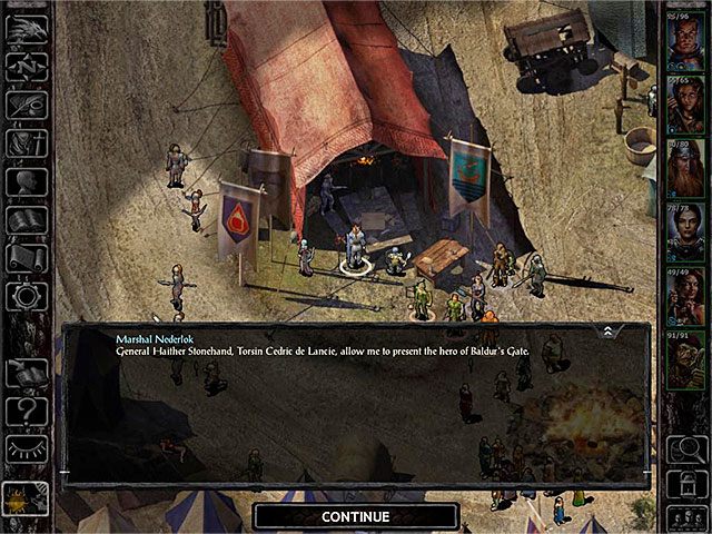 Do obozu Coalition Camp dotrzesz po rozwiązaniu problemu z oblężeniem fortu Bridgefort w lokacji Boareskyr Bridge (mapa M11) - Narada w obozie - zadanie główne - Coalition Camp - Baldurs Gate: Siege of Dragonspear - poradnik do gry