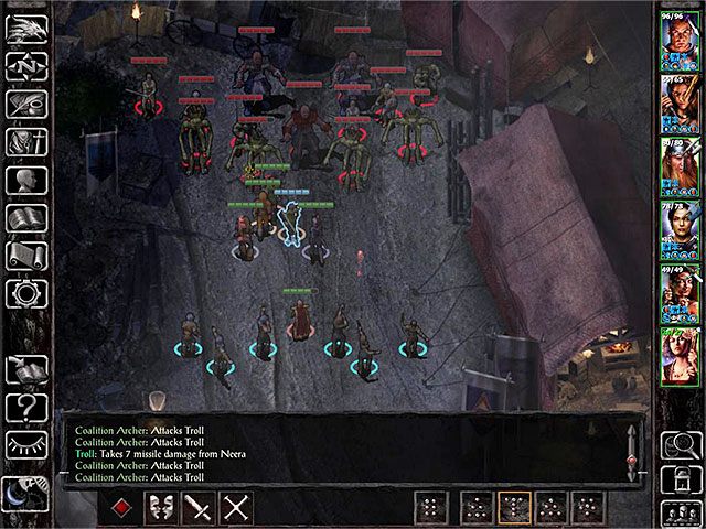 Pierwsza grupa przeciwników pojawi się w zachodniej części obozu - Obrona obozu - zadanie główne - Coalition Camp - Baldurs Gate: Siege of Dragonspear - poradnik do gry