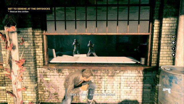 Zestrzel dwóch agentów przez okno, potem rozejrzyj się po pomieszczeniu - Akt II - Industrial Area | Opis przejścia w Quantum Break - Quantum Break - poradnik do gry