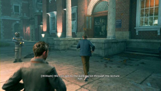 Udaj się za Williamem do biblioteki - Akt I - Campus Escape | Opis przejścia w Quantum Break - Quantum Break - poradnik do gry