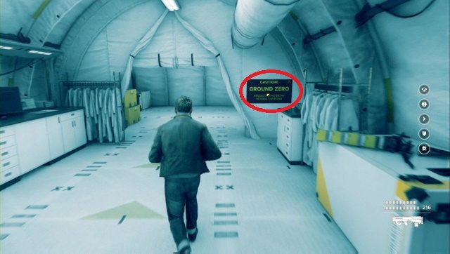 Znak informacyjny jest jednym z sekretów - Akt II - Ground Zero | Opis przejścia Quantum Break - Quantum Break - poradnik do gry