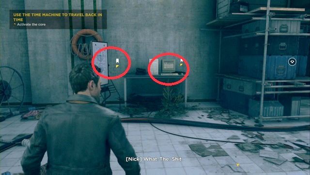 Kolejne media od razu rzucają się w oczy, a jest ich tu sporo - Akt II - Bradbury Swimming Pool | Opis przejścia Quantum Break - Quantum Break - poradnik do gry