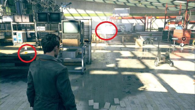 W prawym rogu obiektu znajdziesz sekrety i Chronon Source - Akt II - Bradbury Swimming Pool | Opis przejścia Quantum Break - Quantum Break - poradnik do gry