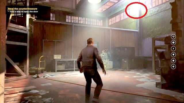 Jedno źródło znajdziesz nad szopą w budynku - Akt IV - Wills Workshop 2010 | Opis przejścia Quantum Break - Quantum Break - poradnik do gry