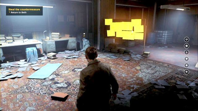 Zwróć uwagę na tablicę przy Beth - Akt IV - Wills Workshop 2010 | Opis przejścia Quantum Break - Quantum Break - poradnik do gry