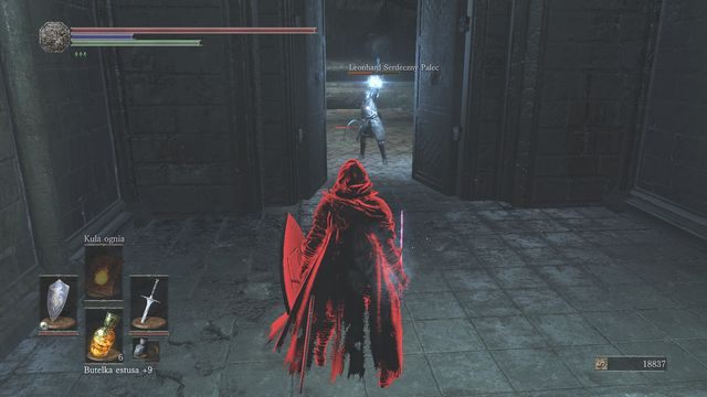Jeżeli odsuniesz się od przeciwnika zacznie on korzystać z zaklęć. - Leonhard | Questy i NPC w Dark Souls 3 - Dark Souls III - opis przejścia i sekrety