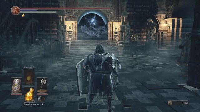 Szybko zaatakuj maga, aby zmusić go do wycofania się na górę. - Wielkie Archiwa | Opis przejścia Dark Souls 3 - Dark Souls III - opis przejścia i sekrety