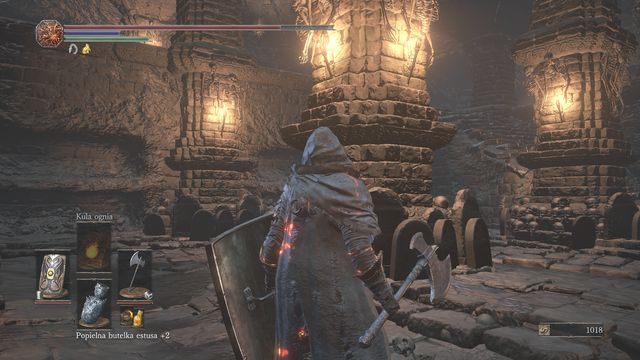 Wejdź po schodach z lewej strony do góry. - Carthuskie Katakumby | Opis przejścia Dark Souls 3 - Dark Souls III - opis przejścia i sekrety