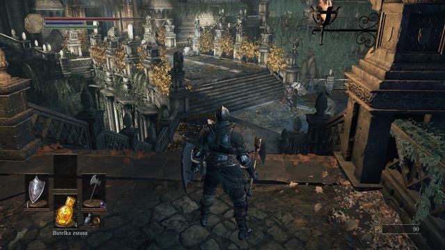 Rycerze na moście to ciężki orzech do zgryzienia - wywabiaj ich pojedynczo, aby mieć realne szanse na ich pokonanie. - Wysoka Ściana Lothric - od ogniska Wieża na ścianie | Opis przejścia - Dark Souls III - opis przejścia i sekrety