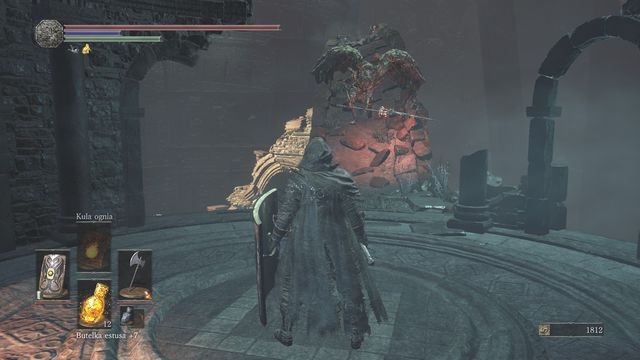 Gargulca możesz z powodzeniem ominąć i przebiec na drugą stronę. - Zbeszczeszczona Stolica - droga do Yhorma Giganta | Opis przejścia Dark Souls 3 - Dark Souls III - opis przejścia i sekrety