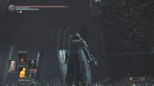 Najpierw wejdź do pomieszczenia znajdującego się na wprost - Zbeszczeszczona Stolica - droga do Yhorma Giganta | Opis przejścia Dark Souls 3 - Dark Souls III - opis przejścia i sekrety