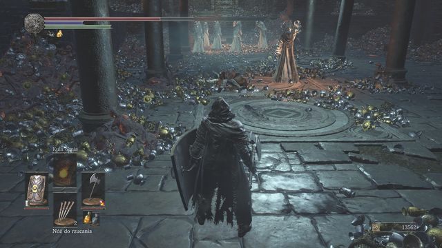 Następnie zajmij się wrogami stłoczonymi przy dwóch skrzyniach - Zbeszczeszczona Stolica - droga do Yhorma Giganta | Opis przejścia Dark Souls 3 - Dark Souls III - opis przejścia i sekrety
