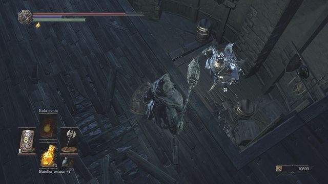 Jeżeli szybko wbiegniesz na drabinę możesz ominąć skrzydlatego rycerza. - Zamek Lothric | Opis przejścia Dark Souls 3 - Dark Souls III - opis przejścia i sekrety