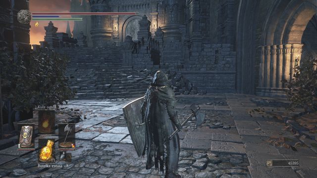 Znajdziesz się w miejscu pokazanym na screenie - Zamek Lothric | Opis przejścia Dark Souls 3 - Dark Souls III - opis przejścia i sekrety