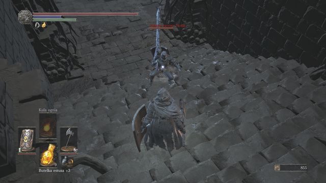 Atakując z góry możesz wykonywać nieco dalsze skoki oraz uniki. - Niegasnące Jezioro | Opis przejścia Dark Souls 3 - Dark Souls III - opis przejścia i sekrety