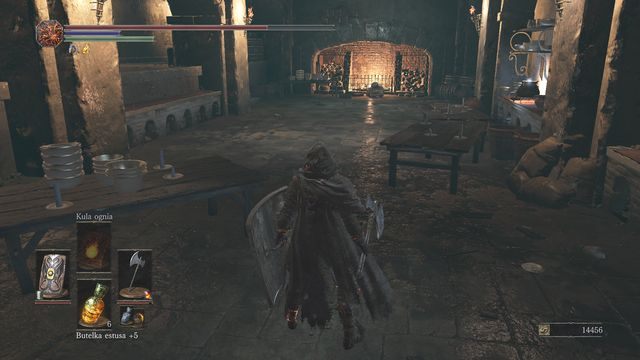 Siegward wygrzewa się w kuchni nad ściekami. - Irithyll w Mroźnej Dolinie - od Kościoła Yorshki | Opis przejścia Dark Souls 3 - Dark Souls III - opis przejścia i sekrety