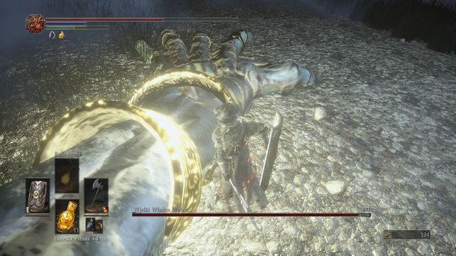 Zniszcz wszystkie trzy bransoletki, aby zakończyć walkę niezależnie od ilości zdrowia bossa. - Wielki Władca Wolnir | Bossowie w Dark Souls 3 - Dark Souls III - opis przejścia i sekrety