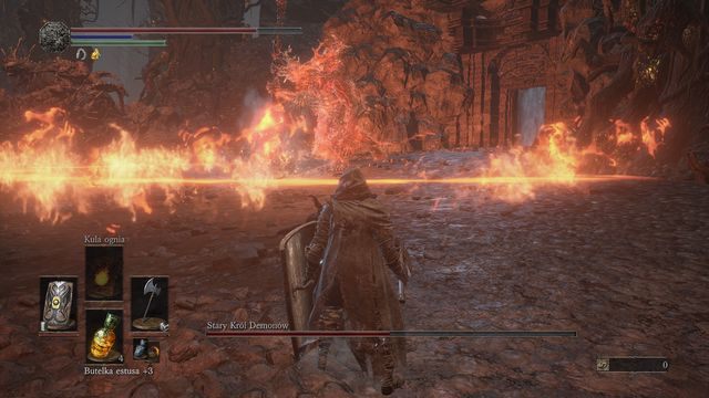 Ataki obszarowe to najsilniejsza broń przeciwnika. - Stary Król Demonów | Bossowie w Dark Souls 3 - Dark Souls III - opis przejścia i sekrety