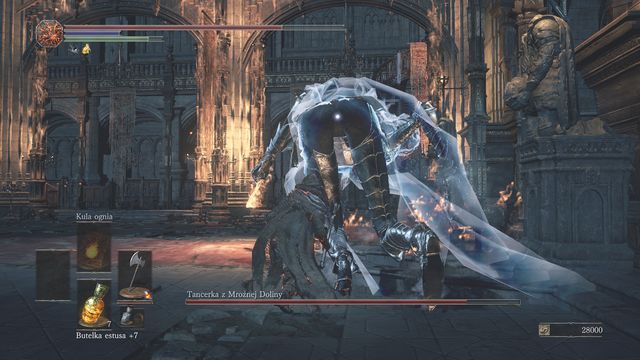 Atakuj głównie od tyłu, obchodząc Tancerkę. - Tancerka z Mroźnej Doliny | Bossowie w Dark Souls 3 - Dark Souls III - opis przejścia i sekrety