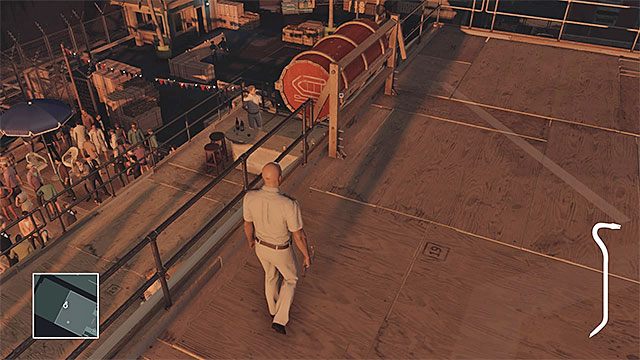 Tratwa, którą możesz zrzucić na dół - Zamordowanie Rittera | Swobodny trening | Solucja Hitman - Hitman - poradnik do gry