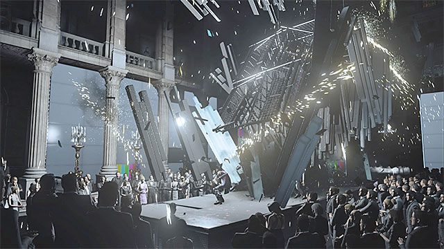 Sposób odblokowania: Musisz zamordować Viktora Novikova poprzez zrzucenie na niego platformy oświetleniowej - Hitman: Paryż - Osiągnięcia, Trofea - Hitman - poradnik do gry