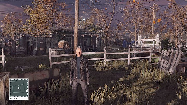 Zostaniesz automatycznie wykryty, jeśli korzystasz z domyślnego stroju - Przedostanie się na farmę i jej eksploracja | Kolorado - Bojownicy o wolność - Hitman - poradnik do gry