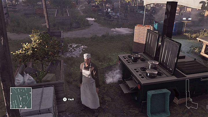Grając jako kucharz możesz sabotować dużą kuchnię gazową - Zamordowanie Penelope Graves | Kolorado - Bojownicy o wolność | Solucja Hitman - Hitman - poradnik do gry