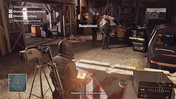 Załącz taran gdy Maya (i opcjonalnie również Sean) pojawi się na linii jego przejazdu - Zamordowanie Mayi Parvati | Kolorado - Bojownicy o wolność | Solucja Hitman - Hitman - poradnik do gry