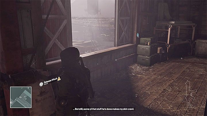 Mechanizm jest na piętrze stodoły i dobrze byłoby wyeliminować najpierw okolicznych wrogów - Zamordowanie Mayi Parvati | Kolorado - Bojownicy o wolność | Solucja Hitman - Hitman - poradnik do gry