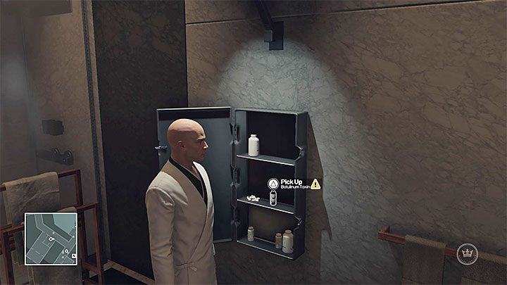 Jedna z toksyn jest w szafce w apartamencie Portmana - Ważne przedmioty | Hokkaido - Situs Inversus | Solucja Hitman - Hitman - poradnik do gry