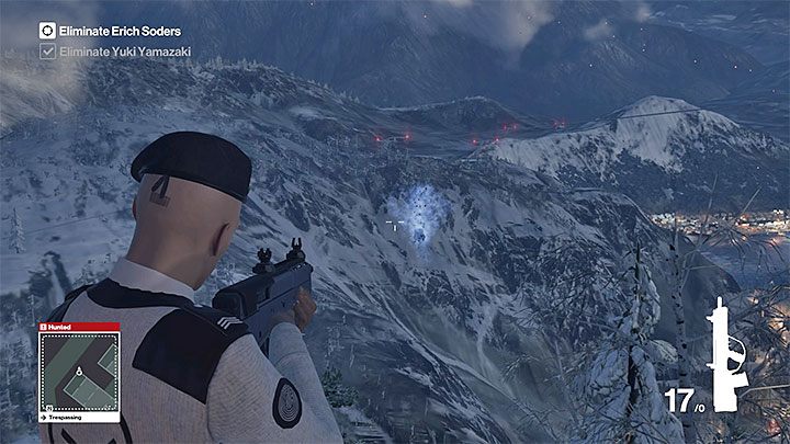 Po tym jak Yuki i jej ludzi wyruszą w stronę kolejki zastrzel szybko ochroniarzy, którzy mogą dla odmiany zaatakować Agenta 47 - Zamordowanie Yuki Yamazaki | Solucja Hitman - Hitman - poradnik do gry