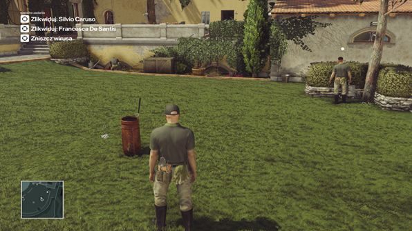 Jako ogronik możesz m.in. swobodnie chodzić po zewnętrznym terenie posesji - Hitman: Przebrania, Sapienza - Świat Jutra | Solucja - Hitman - poradnik do gry
