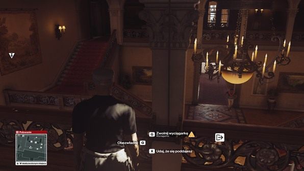 Poczekaj, aż Silvio będzie pod żyrandolem, a następnie zwolnij wyciągarkę - Hitman: Zamordowanie Silvio Caruso, Sapienza - Świat Jutra | Solucja - Hitman - poradnik do gry