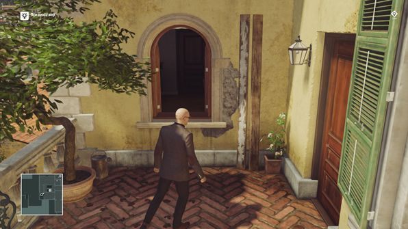 Wejdź przez okno i zabierz kombinacje do sejfu - Hitman: Zamordowanie Francesci De Santis, Sapienza - Świat Jutra | Solucja - Hitman - poradnik do gry