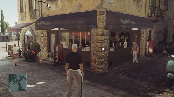 Wejdź do salonu fryzjerskiego i podsłuchaj rozmowę - Hitman: Zamordowanie Francesci De Santis, Sapienza - Świat Jutra | Solucja - Hitman - poradnik do gry